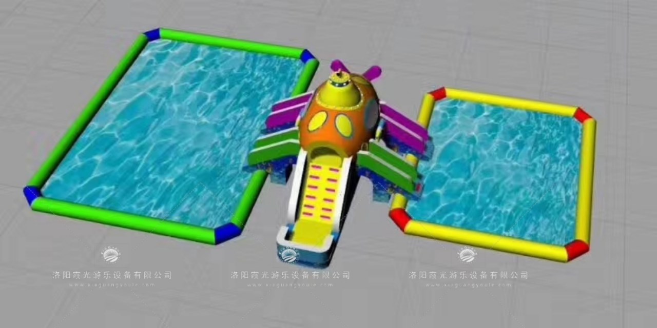 广东深海潜艇儿童乐园充气游泳池